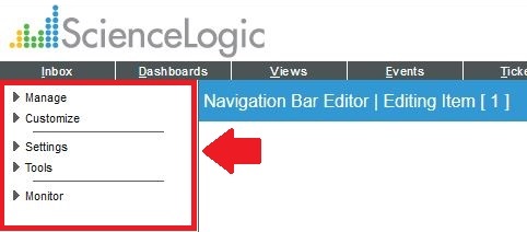 Creating Navigation Bar Entries