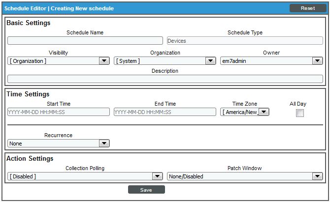 Scheduling Maintenance Mode for Devices