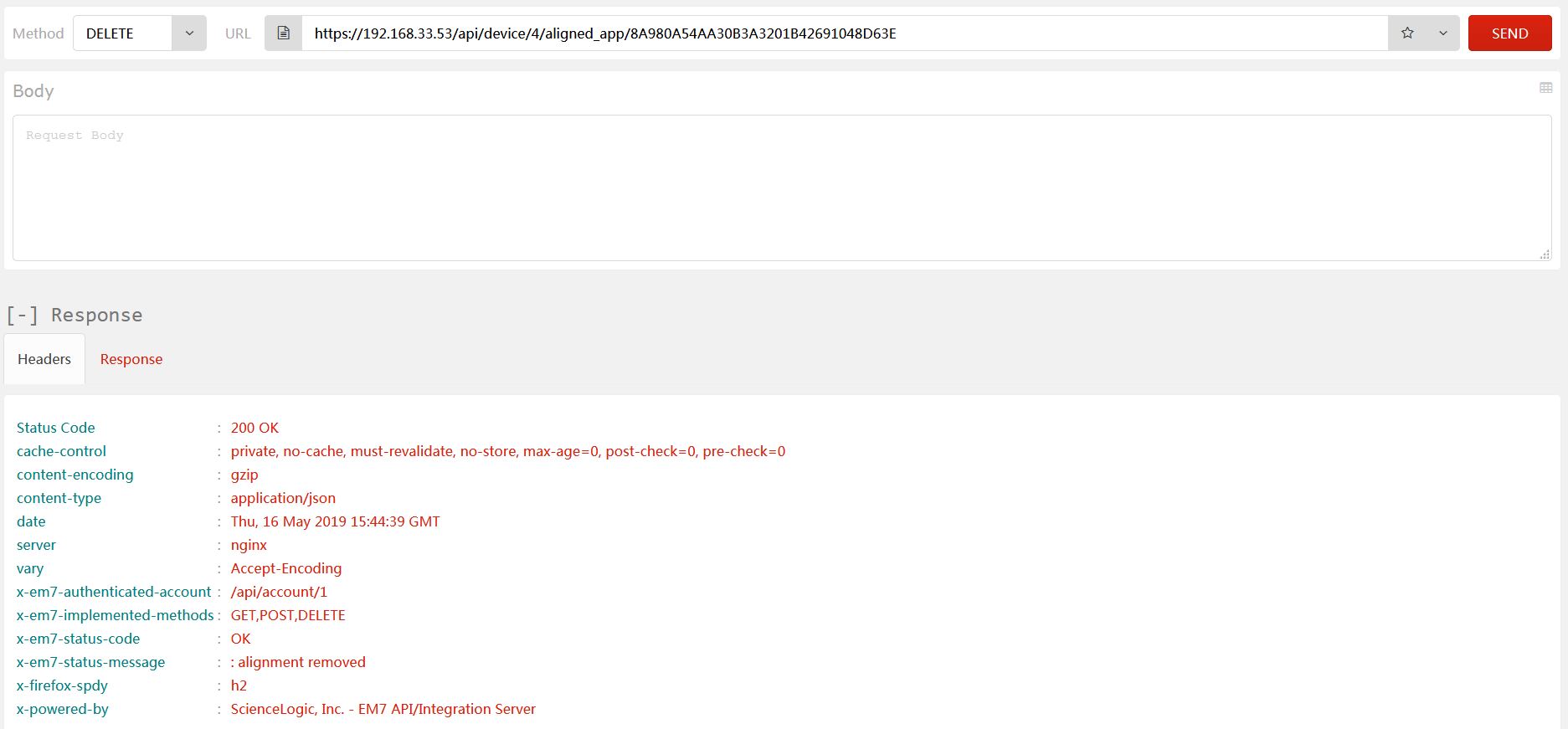 How to Un-align a Dynamic Application from Multiple Devices
