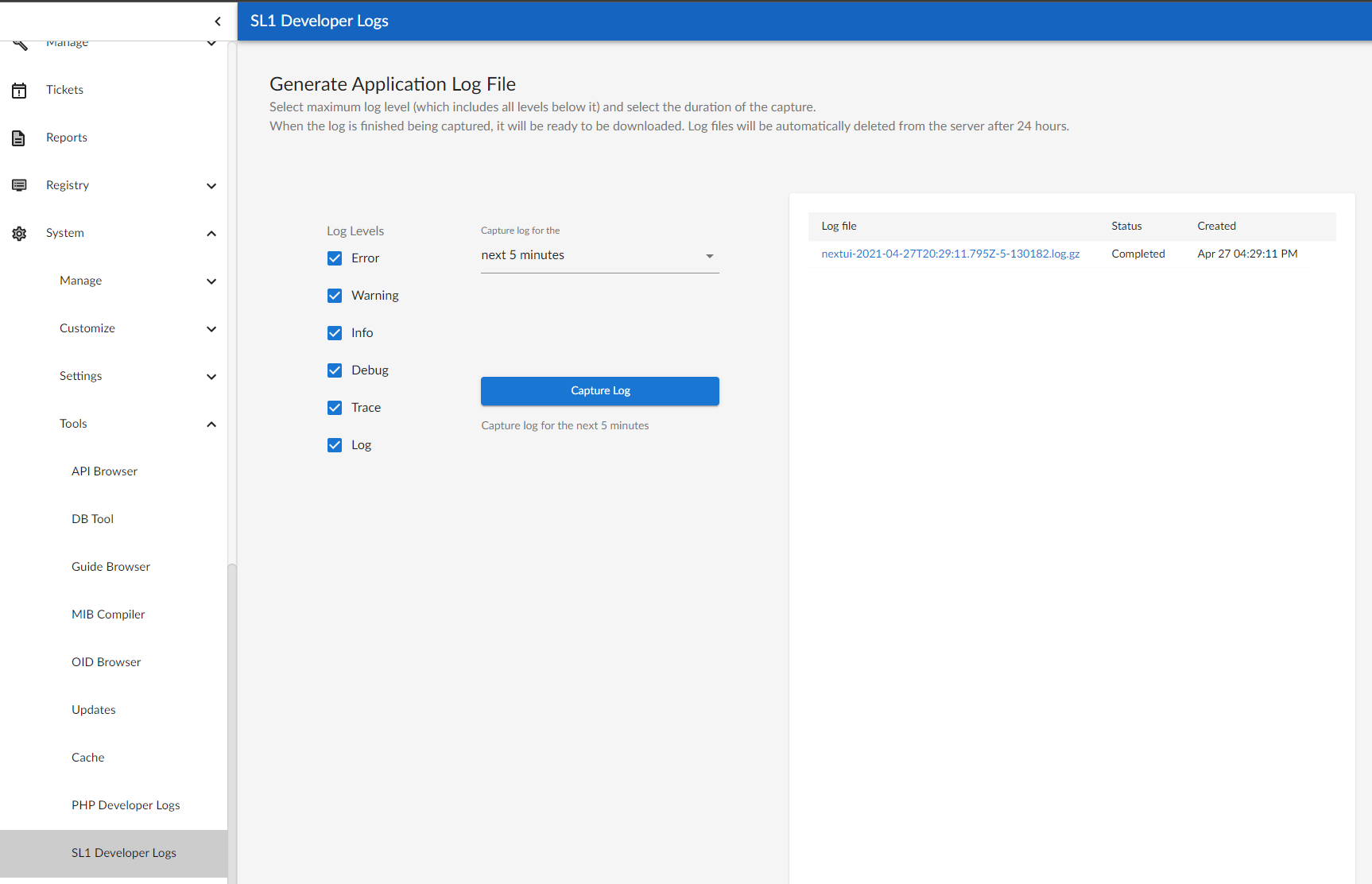 How to collect UI Debug in New UI