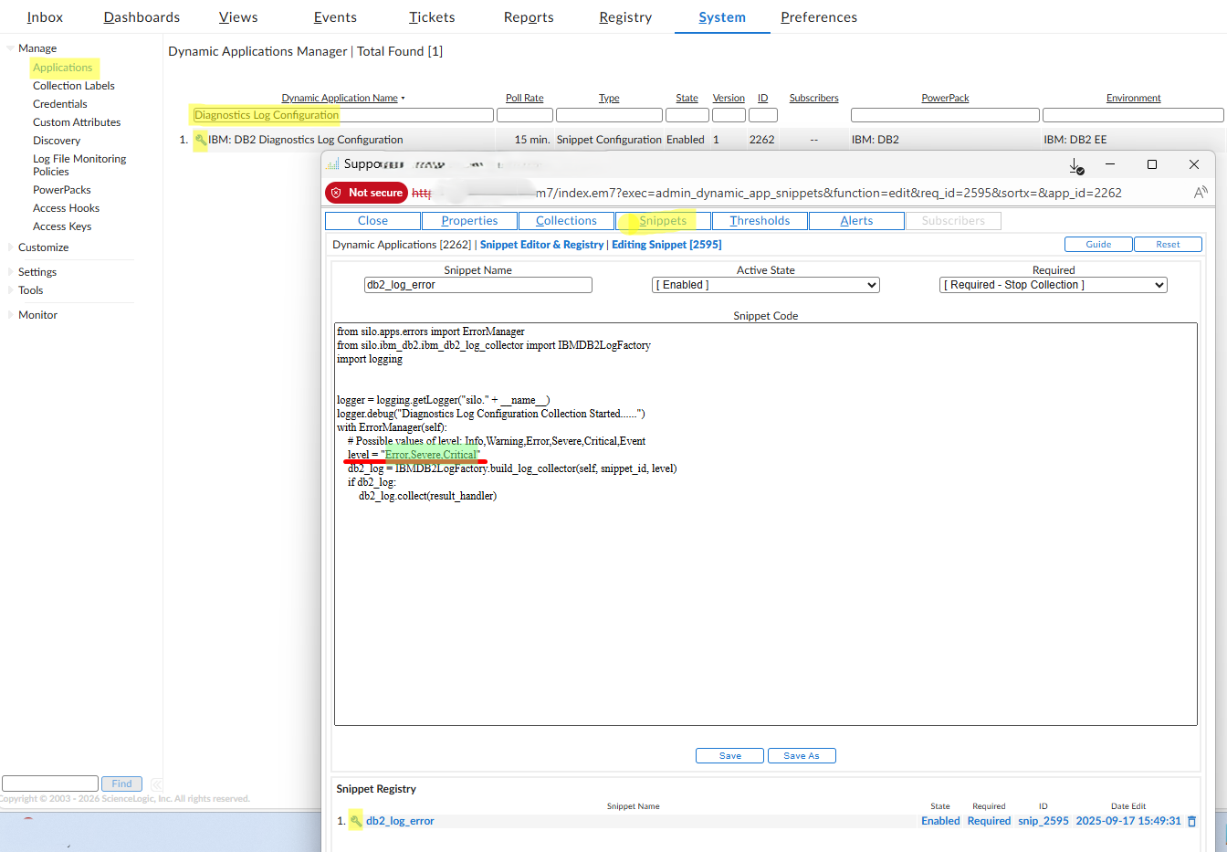 Collector / Partition Full Caused by Large db2diag.log Log File